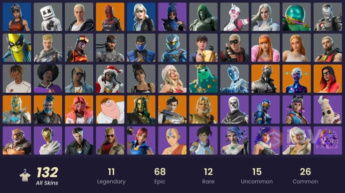 [ALL PLATFORMS]-132 Skin-FLORIN-Spider Knight-Red Knight-Ascendant Midas-Santa 'Brina-Renegade Raider-Champion Kyra-FULL ACCESS-BEST SELLER-