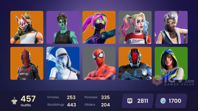 [PC/PSN/XBOX] 457 skins | Chun-Li| Lara Croft |Leviathan Axe |Laugh It Up | Take The Elf  | Verve | Hot Marat| 1650 VB