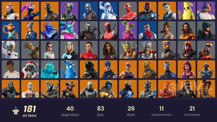 [PC/PSN/XBOX/Nintendo]  181 skins F/A :  Blue Squire | Royale Knight | OG STW | Take The L | Mako | Elite Agent | Blue Team Leader | WORLD CUP |