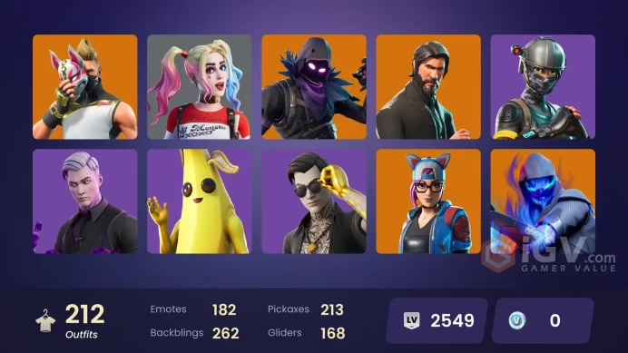 212 skins/full access/the reaper/merry mint axe/elite agent/unchained ramirez/the axe of champions/battle bus banner/