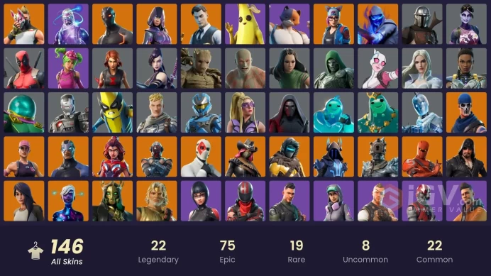 [PC] 146 skins | OG STW | Galaxy | IKONIK | Glow | Gold Midas | Lina Scorch | Gear Specialist Maya | Blackheart | Zeus | Calamity | Hades | 0 VB