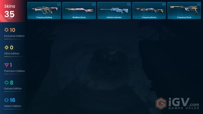 EU 35 skins | Kuronami no Yaiba | Champions 2025 Butterfly Knife | Champions 2025 Vandal | Kuronami Sheriff | Nocturnum Phantom | Daydreams Crow