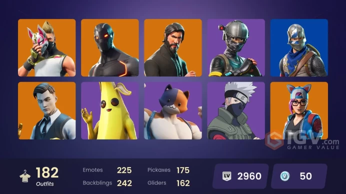 [PC/PSN/XBOX] FA / 180 SKINS / FLOSS / THE REAPER / BLUE SQUIRE / ROYALE KNIGHT / ELITE AGENT / GOLD MIDAS / GOLD BRUTUS / OG STW