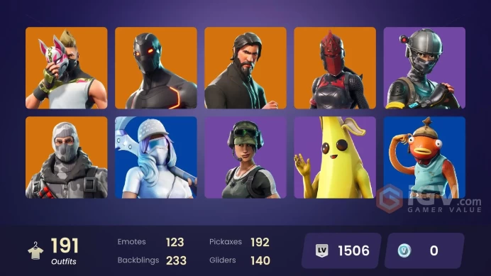 FULL ACCESS / 191 SKINS / THE REAPER / ELITE AGENT / TRAILBLAZER / TAKE THE L
