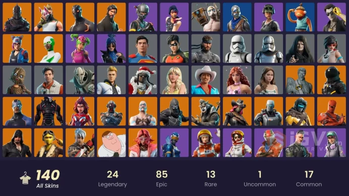 [PC] FA / 120 SKINS / BLACK KNIGHT / SPARKLE SPECIALIST / THE REAPER / BLUE SQUIRE / ROYALE KNIGHT / ELITE AGENT / OMEGA (STAGE 5) /