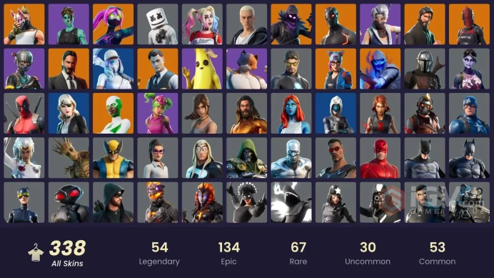FA / 334 SKINS / THE REAPER / FRESH / GOLD MIDAS / SPECTER INSPECTOR / TAKE THE L / OG STW