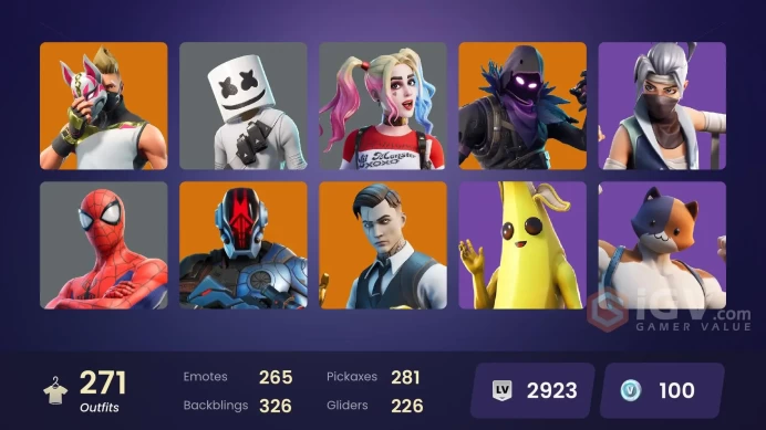 FA / 243 SKINS / MASTER CHIEF / GOLD MIDAS / NARUTO UZUMAKI / OG STW
