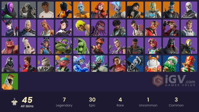 Fortnite Account [PC] 45 skins | Renzo the Destroyer | Era | The Imagined | Omegarok | Dark Vanguard | Spectra Knight | 150 VB
