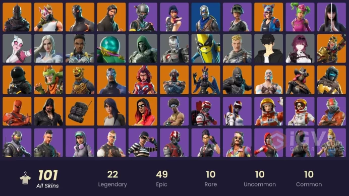 Full Access - [NINTENDO/PC] 101 skins | Black Knight , Sparkle Specialist , The Reaper , Blue Squire , Royale Knight
