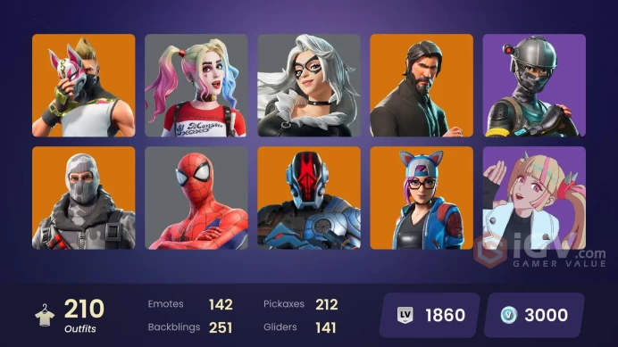 [PC/PSN] 206 skins | The Reaper | Elite Agent | Sub Commander | Rogue Agent | Game Knight | Y322