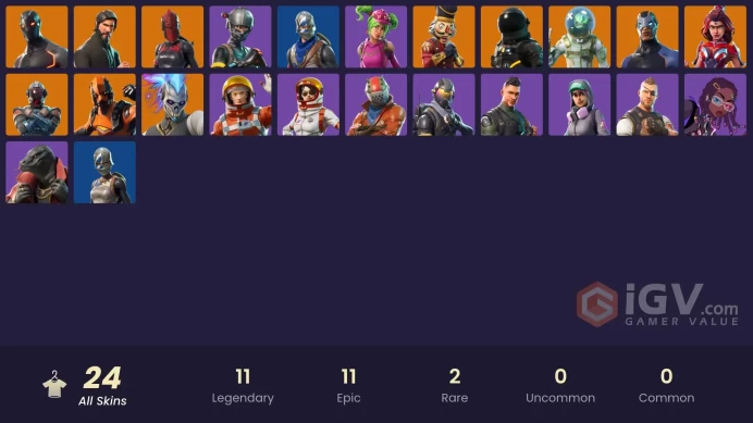 [PC/PSN/XBOX/Nintendo] 24 skins | The Reaper | Blue Squire | Royale Knight |