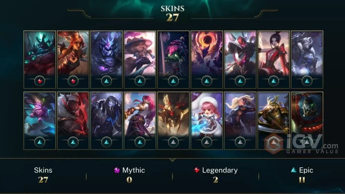 | EUNE | 30 SKINS | GOLD 3 | 88 CHAMPIONS | 66 LEVEL | INSTANT DELIVERY | FULL ACCESS | Flprc |