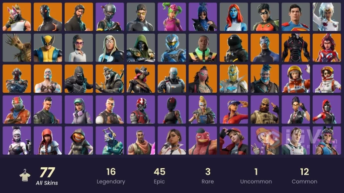 [PC/PSN/XBOX/Nintendo] 76 skins | The Reaper | Elite Agent | Blue Team Leader | Take The L | Omega (stage 5) |