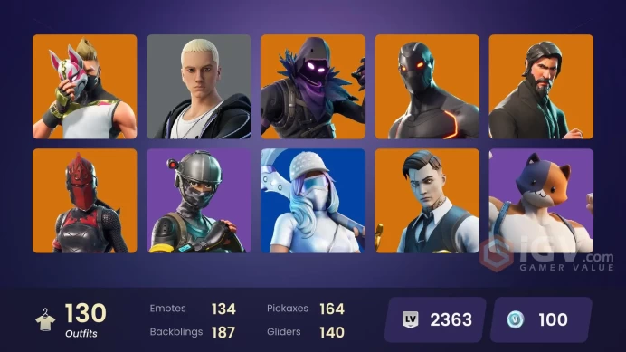 [PC/PSN/XBOX/Nintendo] 130 skins | The Reaper | OG STW | Parental Controls | Elite Agent | Take The L | Valor |