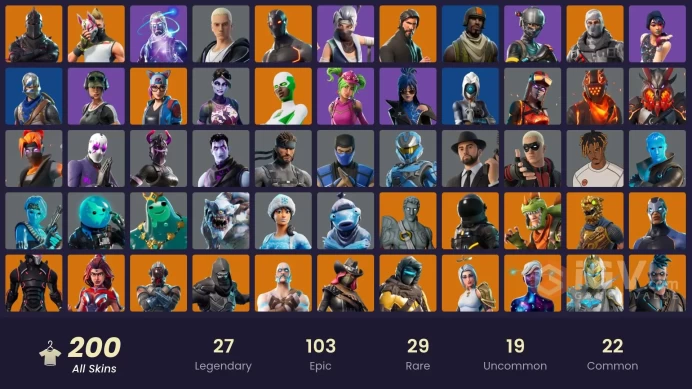 Full Access - [NINTENDO/PC] 199 skins | Black Knight , Sparkle Specialist , Galaxy , The Reaper , Blue Squire