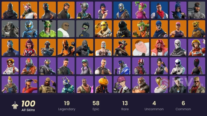 Full Access - [PC] 100 skins | Black Knight , Sparkle Specialist , The Reaper , Blue Squire , Royale Knight
