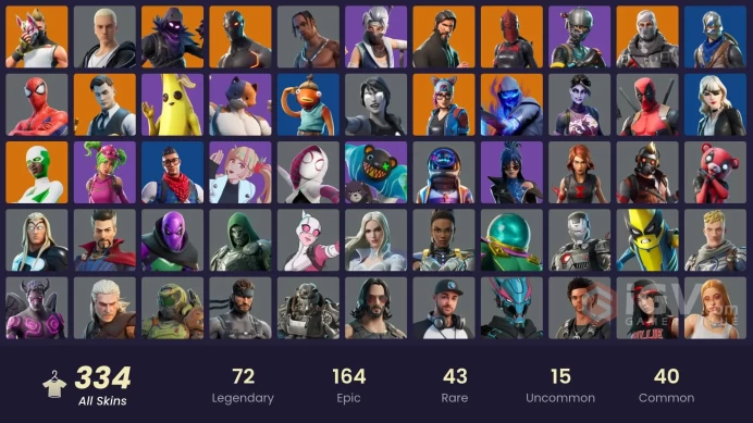 [PC/PSN/XBOX/NIN] 333 skins | OG STW | IKONIK | Travis Scott | The Reaper | Royale Knight | Elite Agent | Astro Jack | Merry mint axe