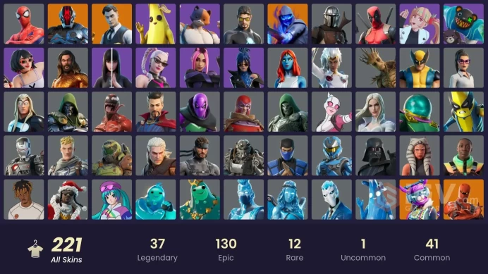 [Code A66] [PC] 221 skins | Gold Midas | Vendetta | Eternal Knight | Torin | Gear Specialist Maya | Singularity | The Scientist | Blackheart | T