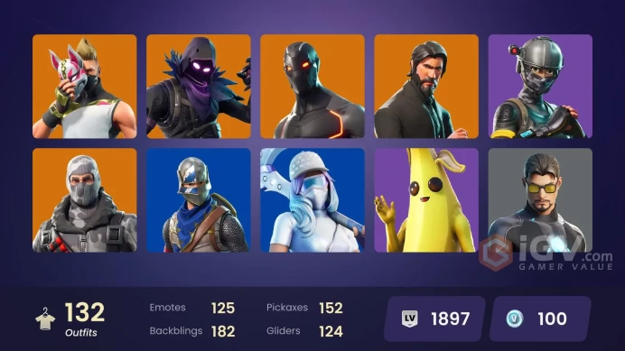 [PC/XBOX] 132 skins | OG STW | The Reaper | Blue Squire | Royale Knight | Elite Agent | Blue Team Leader | Blue Striker | Trilogy | 100 VB
