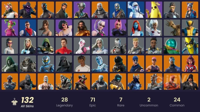 [PC/XBOX] 132 skins | OG STW | The Reaper | Blue Squire | Royale Knight | Elite Agent | Blue Team Leader | Blue Striker | Trilogy | 100 VB