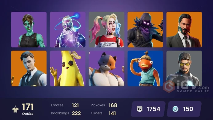 [PC/XBOX] 171 skins | Galaxy | Merry Mint Axe | WORLD CUP | Gold Midas | Gold Brutus | Point Patroller | Grind | Trilogy | Clutch | 150 VB