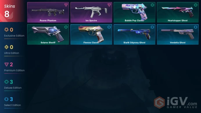 | AP | 8 SKINS | VALUE: 3550 VP | Reaver Phantom | Ion Spectre | RANKED READY | 143 LEVEL | INSTANT DELIVERY | FULL ACCESS | Fmfvu |