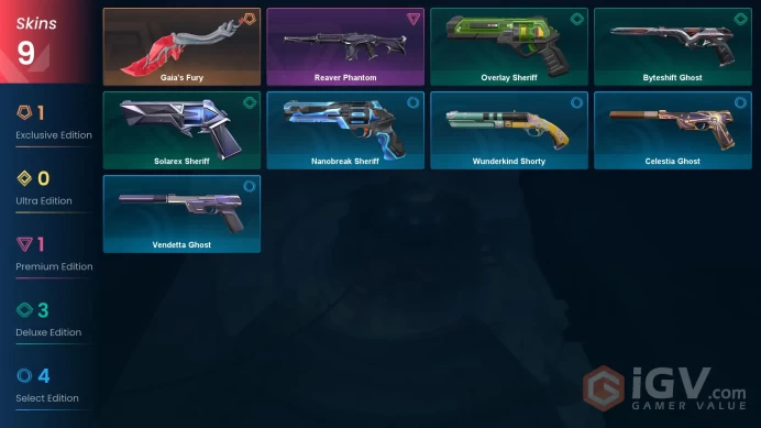 | LATAM | 1 KNIFE | 9 SKINS | VALUE: 5325 VP | Gaia's Fury | RANKED READY | 190 LEVEL | INSTANT DELIVERY | FULL ACCESS | FmeeW |