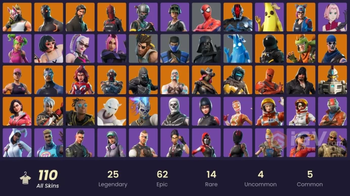 [PC/PSN/XBOX/Nintendo] 110 skins | The Reaper | OG STW | Elite Agent | Mako | Take The L | Trailblazer | Dark Voyager |