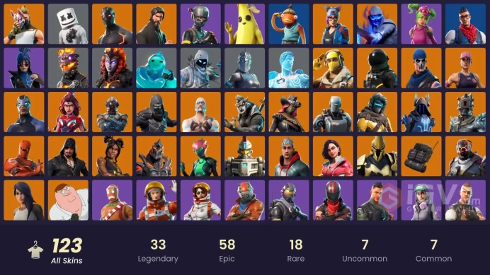[PC/Nintendo] 123 skins | OG STW | The Reaper | Elite Agent | Blue Team Leader | 