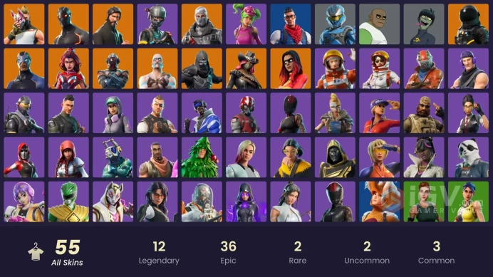 [PC/PSN/XBOX/Nintendo] 55 skins | The Reaper | Elite Agent | Take The L | Prodigy | Blue Striker | Rogue Agent |