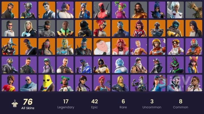 [PC/PSN/XBOX/Nintendo] 76 skins | The Reaper | Elite Agent | Blue Team Leader | Take The L | Gold Midas |