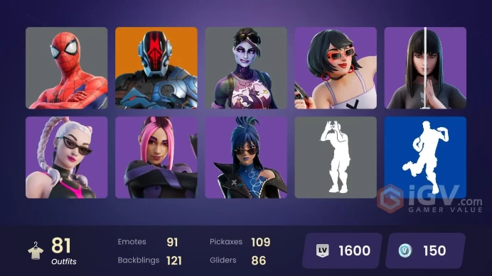 [PC/PSN/XBOX/Nintendo] 81 skins | FNCS Champion Seeker | Hades | Parental Controls | Malik | Snap | The Origin | The Cube Queen