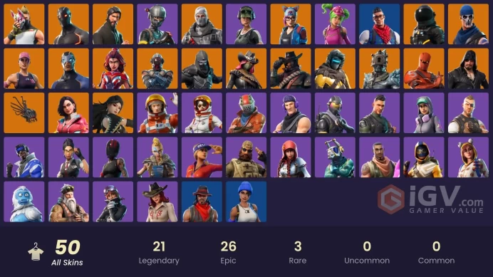 [PC/XBOX/Nintendo] 50 skins | OG STW | The Reaper | Parental Controls | Elite Agent | Blue Team Leader | Take The L |
