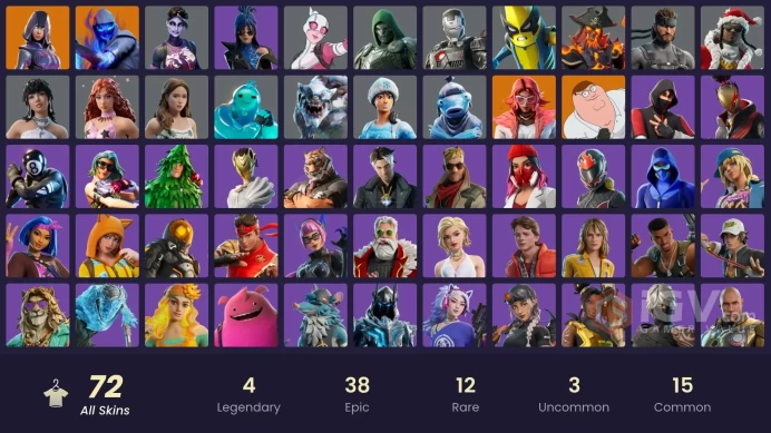 Full Access - [NINTENDO/PC] 72 skins | Ikonik , Glow , Santa Dogg