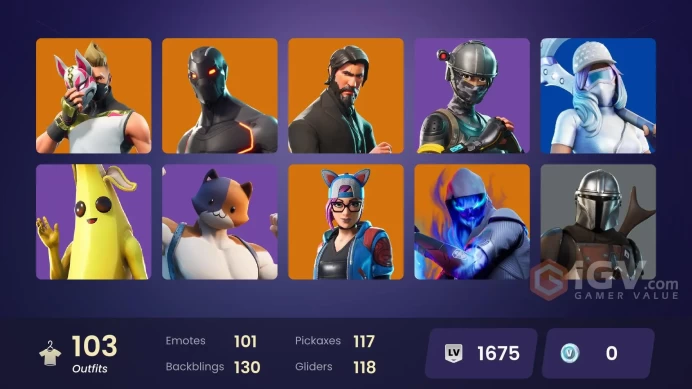 [PC/XBOX/Nintendo] 102 skins | OG STW | The Reaper | Elite Agent | Blue Team Leader | Take The L | Omega (stage 5) |