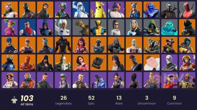 [PC/XBOX/Nintendo] 102 skins | OG STW | The Reaper | Elite Agent | Blue Team Leader | Take The L | Omega (stage 5) |