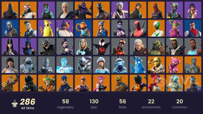 [PC] 285 skins | OG STW | Black Knight | Sparkle Specialist | The Reaper | Blue Squire | Royale Knight | Elite Agent | Gold Midas | Omega (stage