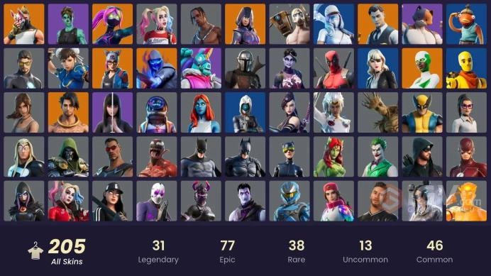 [PC/XBOX] 205 skins | Glow | Travis Scott | Astro Jack | Gold Midas | End Zone | The Mummy | Pitch Patroller | Rogue Agent | Spire Assassin