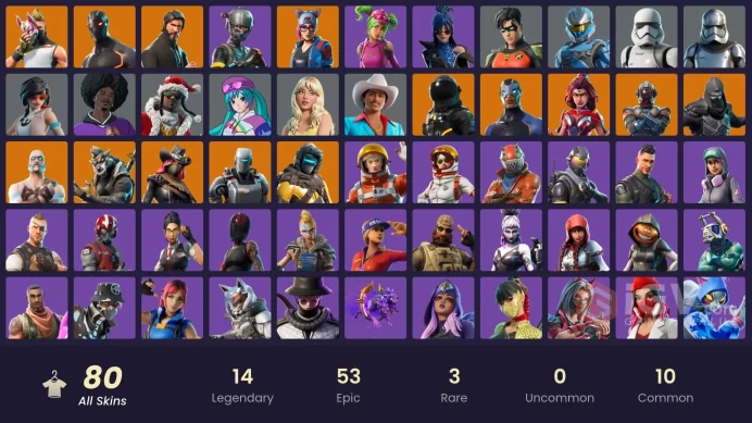 [PC/Nintendo] 80 skins | The Reaper | Elite Agent | Take The L | Rogue Agent | Drift |