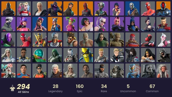 [PC/PSN/XBOX] 294 skins | Black Knight | Sparkle Specialist | The Reaper | Blue Squire | Royale Knight | Elite Agent | Blue Team Leader