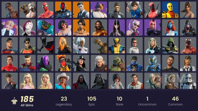 [PC/PSN/XBOX] 185 skins | Travis Scott | Gold Midas | Gold Brutus | Spire Assassin | Twyn | Gear Specialist Maya | The Ageless | Kymera | Malik