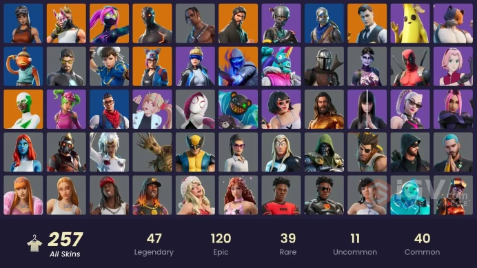 [PC/XBOX] 255 skins | OG STW | Travis Scott | The Reaper | Neo Versa | Blue Squire | Royale Knight | Elite Agent | Blue Team Leader 