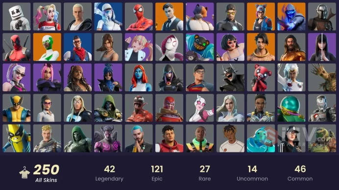 [PC] 250 skins | OG STW | IKONIK | Gold Meowscles | Gold Midas | Gold Brutus | Carbon Commando | Prodigy | Blue Striker 