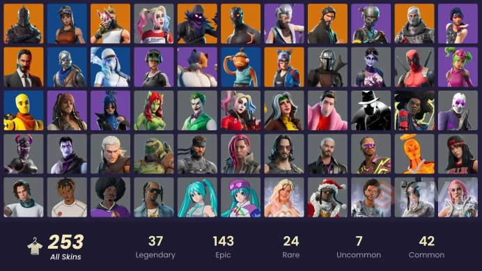 [PC/PSN] 252 skins | OG STW | Black Knight | Sparkle Specialist | The Reaper | Blue Squire | Royale Knight