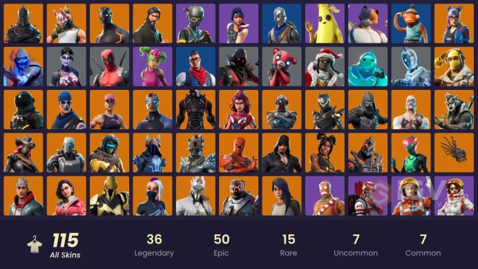 [PC/XBOX] 114 skins | OG STW | Black Knight | Sparkle Specialist | Rogue Spider Knight | The Reaper | Blue Squire | Royale Knight