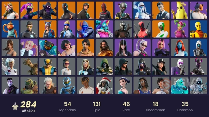 [PC/PSN/XBOX] 284 skins | OG STW | The Reaper | Neo Versa | Elite Agent | Gold Meowscles | Gold Midas | Gold Brutus | Snake Eyes | Rogue Agent