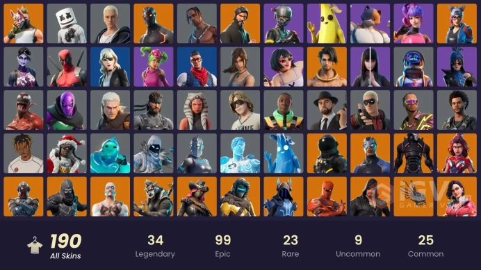 [PC/PSN] 189 skins | Travis Scott | The Reaper | Elite Agent | Astro Jack | Omega (stage 5) | Carbon Commando | Prodigy | Blue Striker