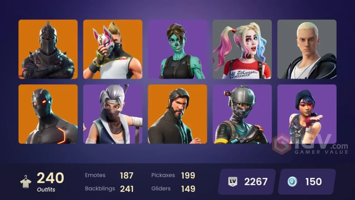 [PC/PSN/XBOX] 240 skins | OG STW | Black Knight | Sparkle Specialist | The Reaper | Blue Squire | Royale Knight | Elite Agent | WORLD CUP