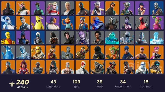 [PC/PSN/XBOX] 240 skins | OG STW | Black Knight | Sparkle Specialist | The Reaper | Blue Squire | Royale Knight | Elite Agent | WORLD CUP