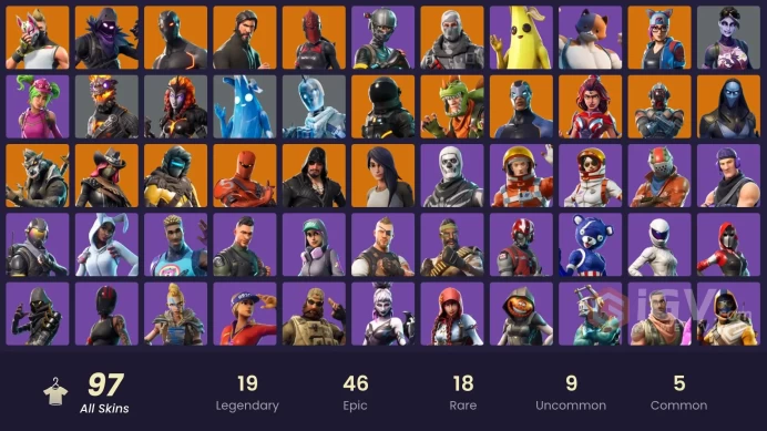 [PC/PSN/XBOX] 97 skins | The Reaper | Elite Agent | Rogue Agent | Havoc | Sub Commander | Dark Voyager | Blackheart | Omen | Rex | Valor